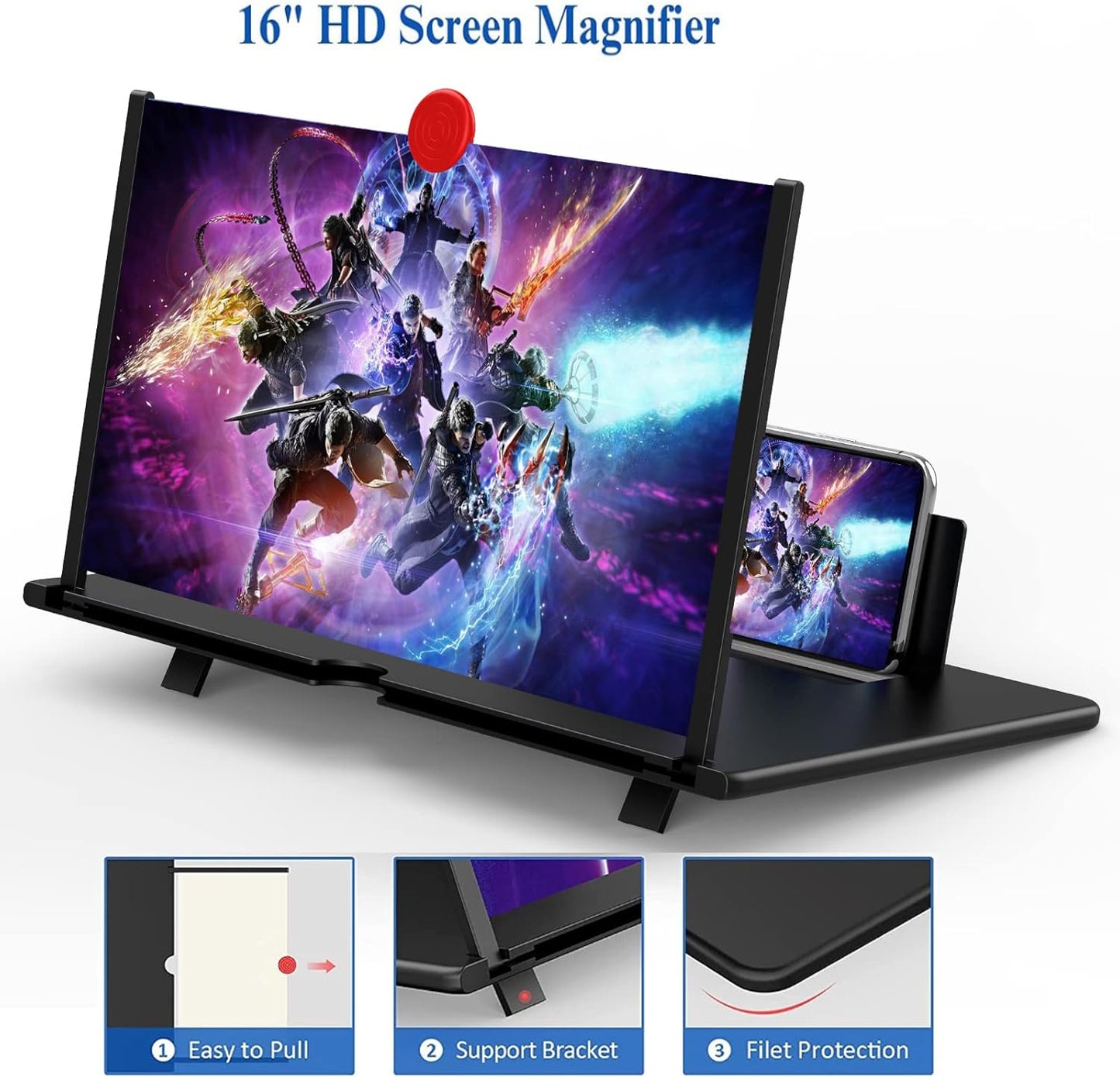 16 Inch Phone Screen Magnifier For Movies