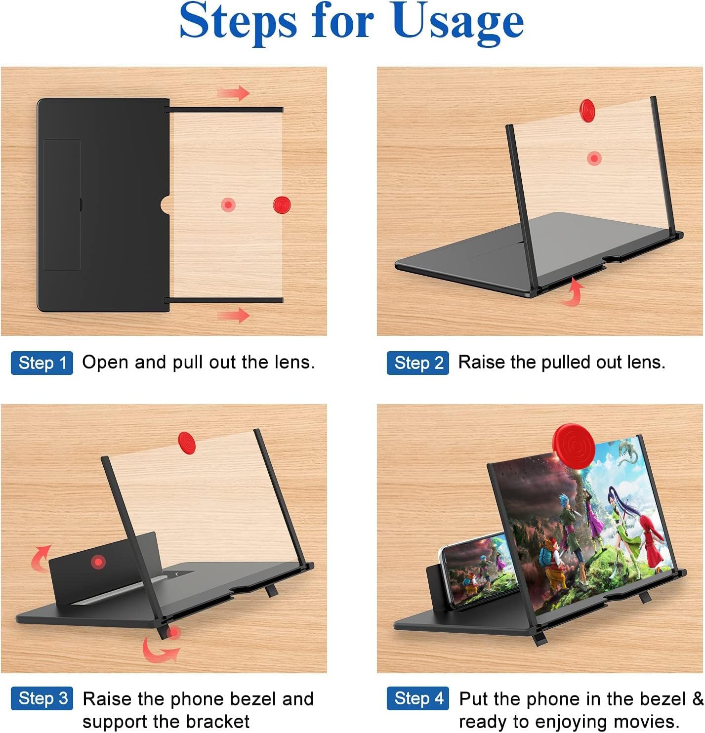 16 Inch Phone Screen Magnifier For Movies