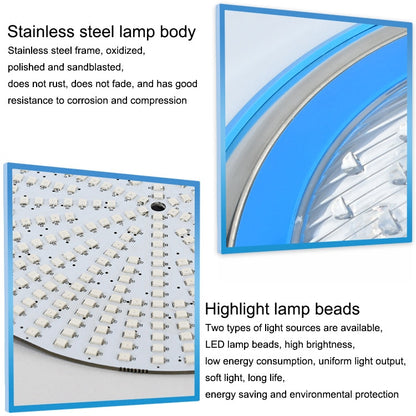 15W LED Stainless Steel Wall-Mounted Pool Light Landscape