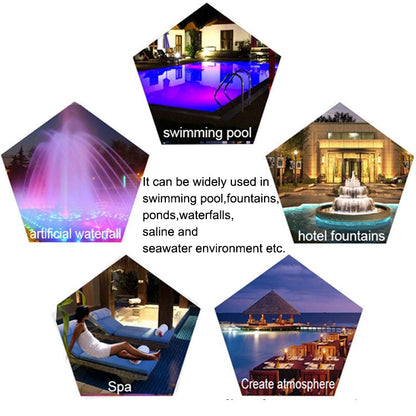 15W LED Stainless Steel Wall-Mounted Pool Light Landscape