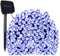 17-Meter String of 100 Led Solar-Powered Fairy Lights